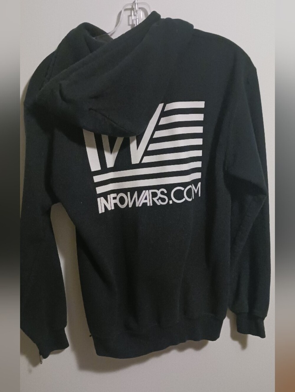 Official Infowars.com Join or Die Hoodie Black Size Small